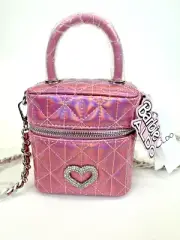 ALDO Barbie Vanity Iridescent Top Handle Crossbody Bag Purse Handbag NEW W TAGS