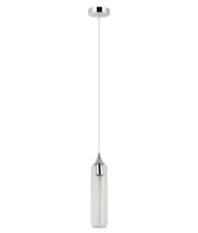 Manga Glass Cylinder Pendant Light Clear