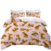 Cute Tiger Pattern Quilt Cover