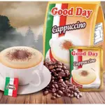 印尼🇮🇩GOOD DAY CAPPUCCINO CAFE 好日子 卡布奇諾 咖啡 25G*10包