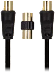 Crest TV Antenna Cable with Adaptor (3m)