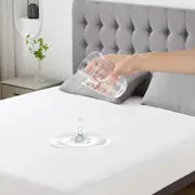 LINENOVA 100% Waterproof Mattress Protector Fully Fitted - Queen