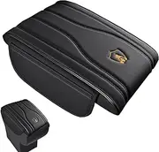 Center Console Armrest Cushion, Car Center Console Cushion, Auto Armrest Cover Protector - Leather Center Console Booster Pads, Neck Protector
