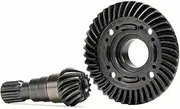 Hard Steel Diff Ring Pinion Gear for Traxxas X-MAXX 1/5 Front + Rear Helical Teeth Steel Part (Front Pinion Gear +Diff Ring) (Front Pinion Gear +Diff Ring)