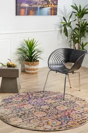 Zolan Transitional Multi Round Rug