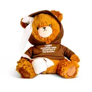 Punchkins I Just Pooped 16cm Teddy Bear Teens/Adult Plush Cuddle Stuffed Toy