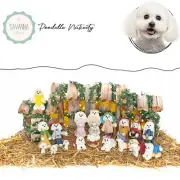 SAVANNASHOPS Dog Nativity French Poodle Gifts - Nativity Sets - Dog Lover Gifts