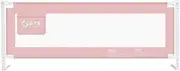 Baby Playpen Child Baby Anti-Fall Bed Rails - Toddler Lifting Safety Portable Bed Guard, Folding Infant Baby Safety Bed Rail Toy (Color : Pink, Size : 150cm)