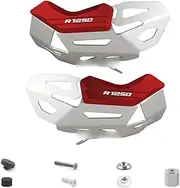 Cylinder Head Guard R1250GS Engine Guard Cover Protector for BMW R 1250 GS ADV Adventure All Year R1250RT R1250RS R1250R Accessories (Color : Silver-Red)