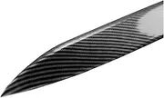 Rear Window Side Spoiler Trim Wing,Fit for X6, X6M E71 E72 2008-2014 Carbon Fiber Look Gloss Black Tailgate Windshield Deflector Rear Window Side Spoiler Decorative Strip(Carbon Fiber Look)