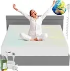 Grounding Sheets King Size 76x80x13.5" – 95% Organic Cotton 5% Silver - White