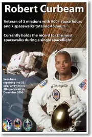 Robert Curbeam - NEW NASA African American Astronaut Space Exploration POSTER