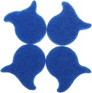 HAWILLOSCH Reusable Laundry Pet Hair Removal Balls 4pcs Washing Machine Sticky Wool Balls Hair Remover for Dryer Lint Remover