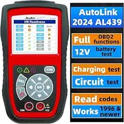 [Autel] AutoLink AL439 OBD2 Scanner, 2024 OBD2/EOBD Code Reader & Electrical Testing Diagnostic Scan Tool, I/M Readiness, Reads & Clears Codes, Live Data, Work on 1996 & Newer for DIYers Professionals