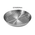Baking Sheet with Rack Set Pan Round Baking Pan Oven Pan with Cooling