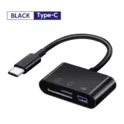 Type C Adapter TF CF SD Memory Card Reader OTG Writer Compact Flash USB-C for Ip