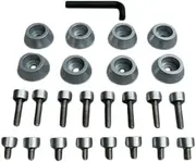 Ballistic Jester 814 Silver Bolt Kit 8 PCS Kit with Hardware