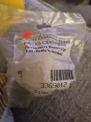 NEW IN BAG Whirlpool 3369012 Disk Mount For Certain Dishwashers