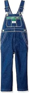 [Walls] Liberty Pre-School Denim Bib Overall Pants, Rigid Blue, 4, Blue