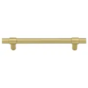 Helsinki Cabinet Pull CTC128mm Brushed Gold PVD