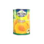 【HOSEN】 天然水蜜桃切半罐頭 420G 新加坡 夏日製作冰品、飲品首選 氣泡水｜廣紘直營