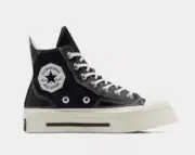 Sz 4.5 - Converse Chuck 70 De Luxe Squared Hi 'Black' - A06435C