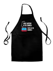 What Happens In The Gondola - Unisex Kids Apron - Skiing Ski Skiier Holiday