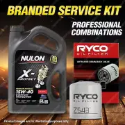 Ryco Oil Filter Nulon 5L PRO15W40 Engine Oil Kit for Peugeot 205 306 405 (for: Peugeot)