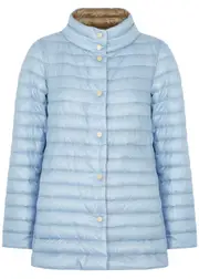 Herno Reversible Quilted Shell Jacket - Blue - 48 (UK16 / XL) 48 (UK16 / XL)