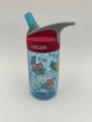 CamelBak Childs Pink Water Bottle Owl Handle Flip Top New Hydration School Home