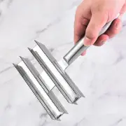 Rake Deshedding Brush Metal Shedding Blade Portable for Cats