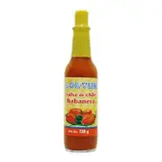 6 X LOL TUN SALSA ORANGE HABANERO HOT SAUCE/ CHILE HABANERO
