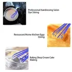 5PCS Useful Small Coloured Plastic Whisk Random Home_Kitchen Color Random KF9