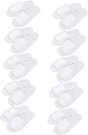 FOMIYES 10 Pairs Disposable Slipper Set Hotel Slippers Adult Size Soft for Motels Spa Home Use