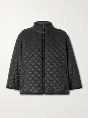 [Max Mara] Max Mara - The Cube Delfina Quilted Shell Jacket - Black - UK 18 UK 18 Black