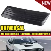 CARBON BALCK Car Decorative Air Flow Intake Hood Scoop Vent Bonnet Cover Trim