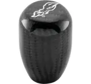 DragonFire Racing Short Grey Carbon Fiber Shifter Knobs - 522638