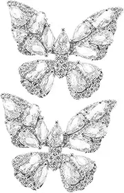 [FOMIYES] Minimalist Butterfly Ear Cuff Earrings Clip Fashion for Women Lightweight and Trendy