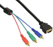 Conversion Virtuoso D-terminal male to component conversion cable D5 1080P