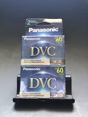 Panasonic Digital Video Cassette (Mini DV 60 min SP) 2 Pack -New/Sealed-