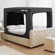 YAVIL Bed Tent Bed Canopy Tents for Adult - Portable Dream Tent Indoor Sleeping Tents 70% Blackout (Full)