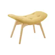 Featherstone Contour Replica Fabric Ottoman Foot Stool - Mustard - Mustard