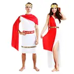 萬聖節成人服裝角色扮演希臘女羅馬希臘女神花式男士女士服裝嘉年華表演服裝