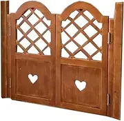 Interior Solid Wood Swing Door, Pine Primed White Prefinished or Paintable Louvered Cafe Doors, Automatic Closure Parlor Butler Door, for Kitchen Shop Entrance Partition Pub