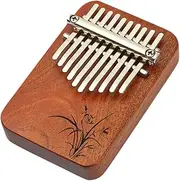 Frediuo 10 Note Thumb Piano Made of Wood, Brown