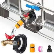 2.36'' Coarse Thread IBC Tote Hose Adapter - Fit for S60x6 Coarse Outlet 275-...