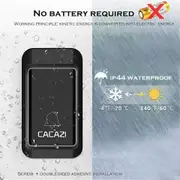 FA68 No Battery Required Home Wireless Doorbell 1 Button 2 Receiver Waterproof Self-Powered Ring Bell