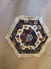 HANDMADE HALLOWEEN TABLE TOPPER ONE OF A KIND LOT E