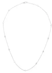 Roxanne First Diamond Dot Crystal-embellished Necklace - Silver - One Size One Size