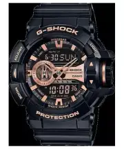 Casio Gshock GA-400GB-1A4 Black And Rose Gold Edition Sports Watch NEW